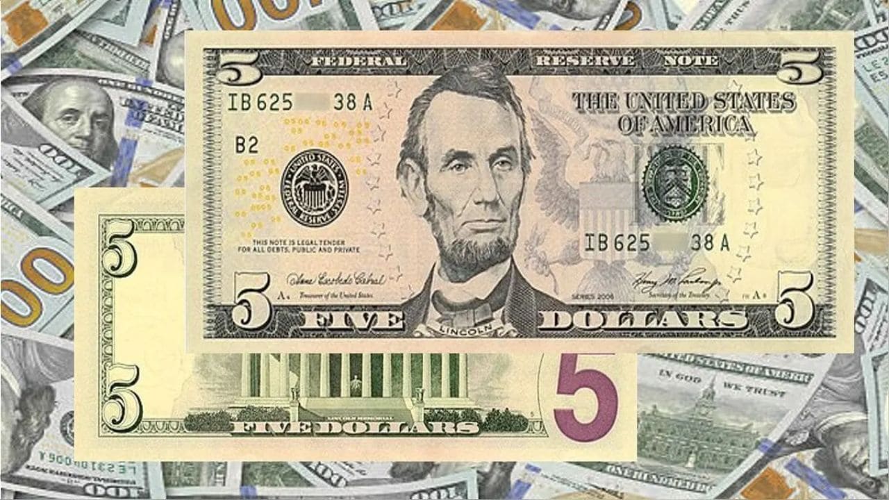 How to identify $5 bills valued at up to $282 thousand in the United States