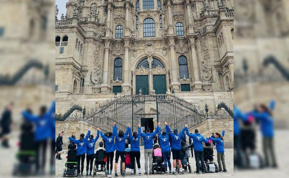 ASPACE Sevilla roza el cielo llegando a Santiago con su proyecto 'Todos los Ángeles vuelan'