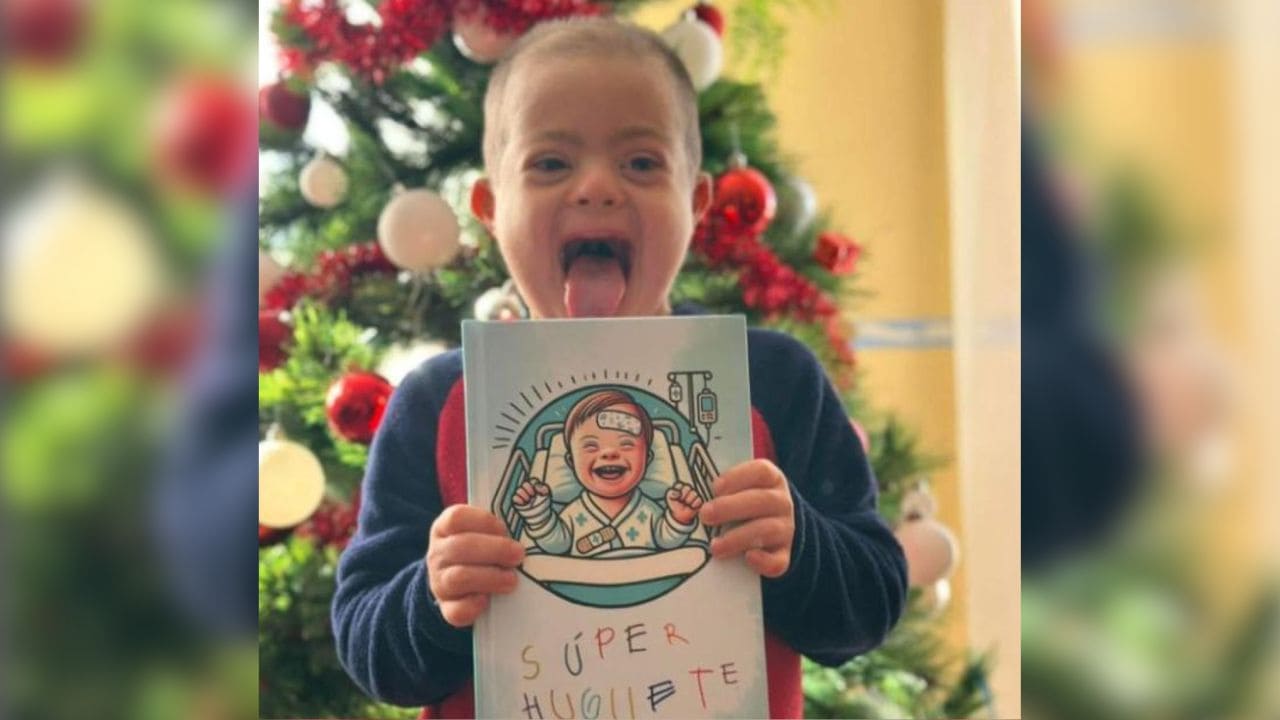 Hugo Sánchez, niño con síndrome de Down que lucha contra le leucemia